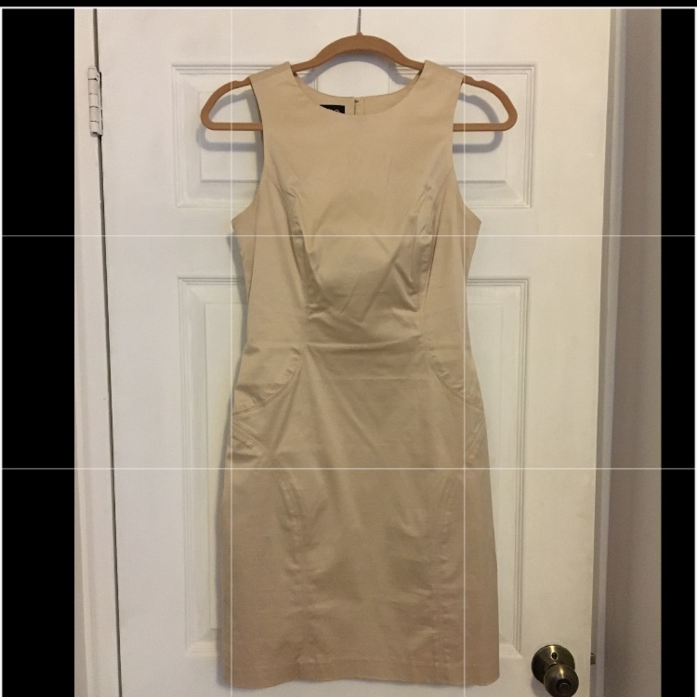 Bebe fitted cotton/spandex dress